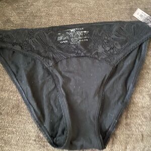Victoria's Secret Black Lace Panties